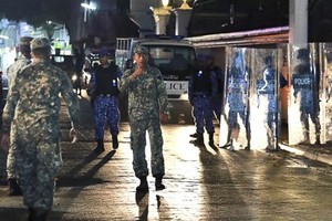 Lực lượng an ninh Maldives. (Nguồn: AP)
