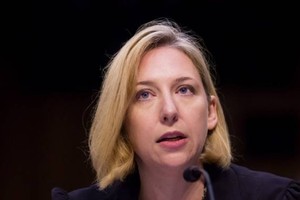 Jeanette Manfra, đứng đầu bộ phận an ninh mạng thuộc Bộ An ninh Nội địa Mỹ. Ảnh: Bloomberg.