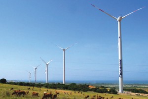 Dự án Nhà máy Điện gió Tuy Phong (tỉnh Bình Thuận).