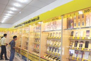 Thế giới Di động đã đón đầu xu thế của thị trường điện thoại tại Việt Nam để đầu tư mạnh và phát triển. Ảnh: Đức Thanh
