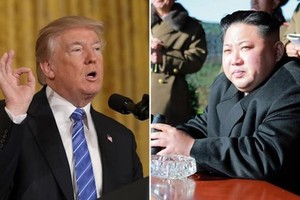 Tổng thống Mỹ Donald Trump (trái) và nhà lãnh đạo Triều Tiên Kim Jong-un (Ảnh: Getty)