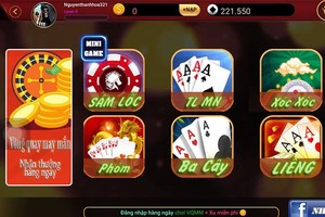 Đường dây cờ bạc khủng sử dụng game bài Rikvip để tổ chức hoạt động.