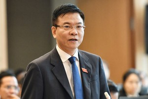 Bộ trưởng Tư pháp Lê Thành Long. Ảnh: Giang Huy