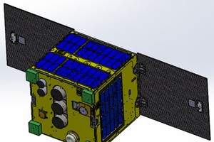 Mô hình vệ tinh MicroDragon. Ảnh: VNSC.