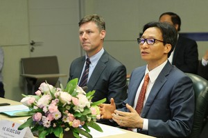 Phó Thủ tướng Vũ  Đức Đam phát biểu tại Hội  nghị - Ảnh: VGP/Tuấn Minh