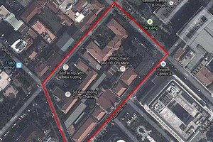 Vị tri trung tâm hành chính TP HCM. Ảnh: Google maps.