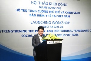 Thứ trưởng Bộ Y tế Phạm Lê Tuấn phát biểu tại Hội thảo.