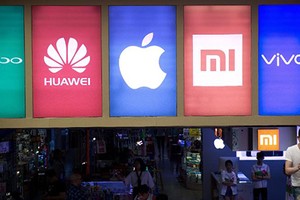 Top 5 hãng smartphone hàng đầu chi phối thị trường điện thoại Trung Quốc.