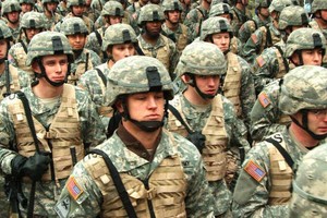 Binh sĩ Mỹ chuẩn bị triển khai tới nước ngoài. Ảnh: US Army.