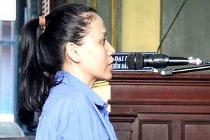 Bị cáo Trang tại tòa. Ảnh: Hải Duyên.