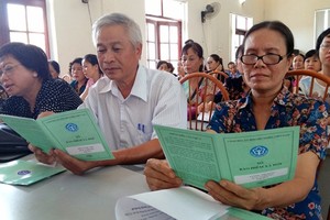 Đề án cải cách bảo hiểm xã hội hướng tới tất cả người cao tuổi đều có lương hưu. Ảnh: PV