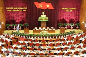 Toàn cảnh Hội nghị Trung ương 7. (Nguồn: TTXVN)