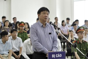 Xét xử phúc thẩm vụ án Cố ý làm trái và Tham ô tài sản xảy ra tại PVN, PVC, liên quan đến bị cáo Đinh La Thăng, Trịnh Xuân Thanh và đồng phạm. Ảnh: TTXVN.