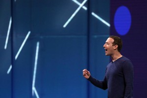 Mark Zuckerberg tại sự kiện F8 Facebook Developers hôm 1/5 ở San Jose, California. Ảnh: AFP