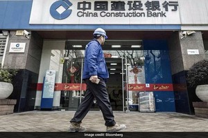 Ngân hàng Xây dựng Trung Quốc. Ảnh: Bloomberg.