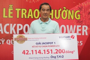 Khách hàng không đeo mặt nạ đến nhận thưởng tại Vietlott chi nhánh Cần Thơ. Ảnh: Phương Đông