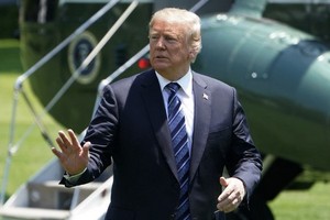 Tổng thống Mỹ tại Nhà Trắng hôm 25/5. Ảnh: AFP.