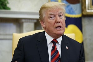 Tổng thống Mỹ Donald Trump. Ảnh: AP.