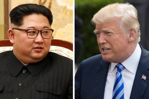Tổng thống Mỹ Donald Trump và nhà lãnh đạo Triều Tiên Kim Jong-un (Ảnh: Getty)