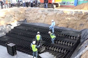 Hà Nội làm hồ ngầm chống ngập 25 tỷ đồng tại chợ Hàng Da