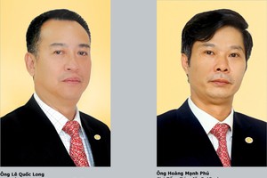 Hai lãnh đạo mới của SeABank. Ảnh: SeABank.