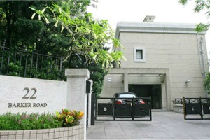 Căn biệt thự 22 Barker Road trước khi bị phá bỏ. Ảnh: KHEJ.