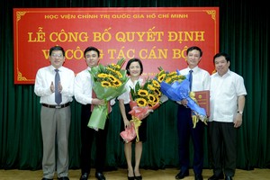 Nhân sự mới Học viện Chính trị quốc gia Hồ Chí Minh