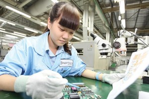 Khối doanh nghiệp FDI hiện có đóng góp quan trọng vào GDP của Việt Nam. Ảnh: Đức Thanh.