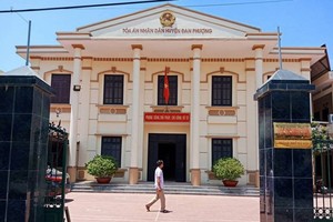 Trụ sở TAND huyện Đan Phượng.