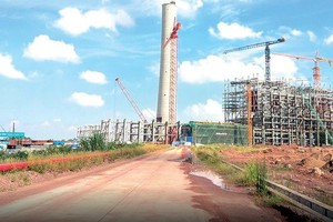 Dự án Nhiệt điện BOT Hải Dương, vốn đầu tư gần 2 tỷ USD vẫn... đang được triển khai. Ảnh: S.T.