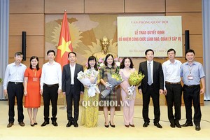 Văn phòng Quốc hội, Tòa án nhân dân tối cao bổ nhiệm nhân sự mới