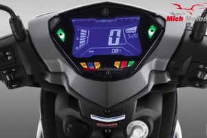 Bảng đồng hồ có chữ VVA ở góc phải, viết tắt của công nghệ điều khiển van biến thiên.