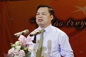 Ông Lê Mạnh Hùng được bổ nhiệm giữ chức Phó Trưởng ban Tuyên giáo Trung ương. (Ảnh: Văn Điệp/TTXVN).