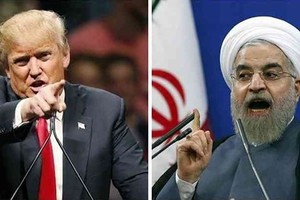 Tổng thống Mỹ Trump và Tổng thống Iran Rouhani. Ảnh: Catch News.