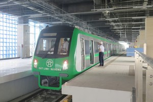 Dự án đường sắt đô thị Cát Linh - Hà Đông sẽ vận hành thử nghiệm toàn tuyến vào 30/8/2018.
