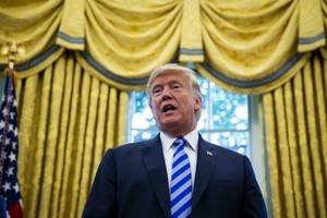 Tổng thống Mỹ - Donald Trump tại Nhà Trắng. Ảnh: Bloomberg.