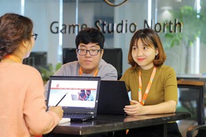 VNG đã được gọi tên trong danh sách 20 công ty tăng trưởng nhanh nhất toàn cầu khu vực Đông Á do WEF lựa chọn năm 2014. Ảnh: Đ.T