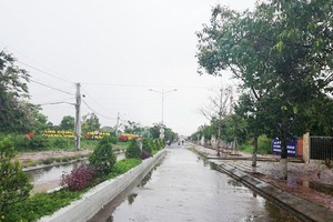 Một góc trung tâm huyện U Minh (tỉnh Cà Mau).