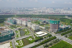 Khu đô thị Thủ Thiêm sau 22 năm quy hoạch. Ảnh: Quỳnh Trần.