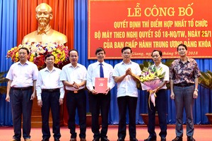 Hà Giang: Hợp nhất Ban Tổ chức - Nội vụ; Ủy ban Kiểm tra - Thanh tra tỉnh