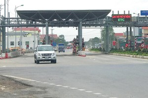 Thu phí không dừng tại trạm BOT QL1 đoạn qua Quảng Bình.