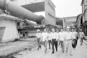 Hình ảnh về một số hoạt động nổi bật của nguyên Tổng Bí thư Đỗ Mười