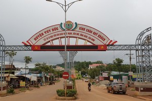 Huyện biên giới Tuy Đức nơi ông Long làm chủ tịch.