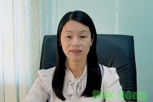 Bà Vũ Thị Ái Duyên. Ảnh báo Đắk Nông.