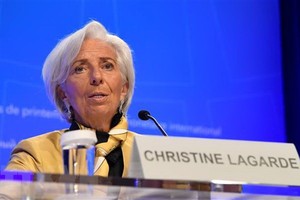 Tổng Giám đốc Quỹ Tiền tệ quốc tế (IMF) Christine Lagarde. (Nguồn: THX/TTXVN).