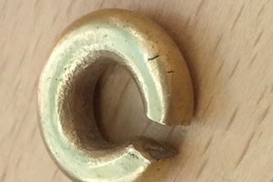 Chiếc vòng vàng nặng 14g với 80-82% là vàng.