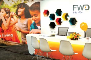 Không gian làm việc tại một văn phòng của FWD Việt Nam.