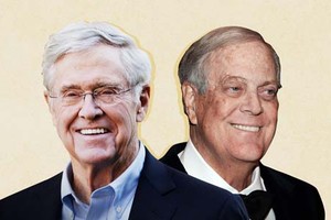 Anh em Charles Koch (trái) và David Koch. Ảnh: CNN.