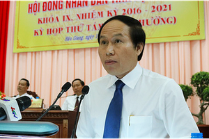 Đồng chí Lê Tiến Châu, Phó Bí thư Tỉnh ủy, Chủ tịch UBND tỉnh Hậu Giang.