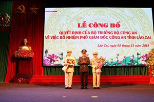 Công bố quyết định nhân sự của Bộ trưởng Bộ Công an